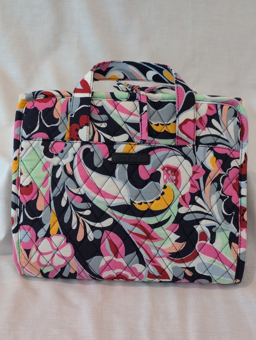 Vera Bradley Hanging Travel Organizer Toiletry Bag Floral Quilted Cosmetic Case